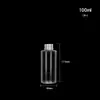 Em Estoque 60-500ml Garrafas Plásticas Garrafas Transparentes Pet Garrafas Dosadoras Cosméticas