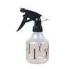 Regadera de 250 ml botella de riego transparente prensa de maquillaje tijeras de barbero regadera pequeña bote de spray para el cabello