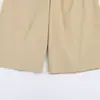 Atacado Verão 2026 Nova Roupa Feminina Estilo Europeu e Americano com Cinto Shorts de Cor Sólida 12626