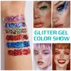 Joyería de Arcilla Suave Maquillaje Transfronterizo Carnaval Festivo Brillo Corporal Colorido Lentejuelas Gel Maquillaje Facial de Sirena