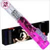 Vibrador de bola giratoria de cuentas de colores, telescópico, vibratorio, calefactor, para lamer la lengua, expansible, con rodillo oscilante, masturbador femenino, stick AV, venta al por mayor