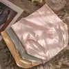 Calcinha feminina de cintura alta, com efeito 3D de levantamento de quadril, cor sólida, brilhante, em estoque, cor Morandi, sem costura, com efeito de contração abdominal, para quadril, atacado
