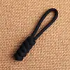 Yk47 Tirador de Cremallera Trenzado de Paracord Cordón de Cola Reemplazable Cabezal de Cremallera de Repuesto Lanyard Trenzado Hecho a Mano Colgante para Cuchillo