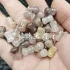 Xinjiang Hotan Seda Dourada Jade Bambu Jade Contas Soltas Violeta Festival Alto Passe-partout Pulseira Colar Joias Contas