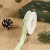 Estampado floral pequeño en cinta de algodón fresca, accesorios para el cabello DIY, diademas, corbatas de moño, envoltorio de regalo con flores frescas, accesorios de cinta