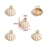 Pingentes Mistos de Animais Marinhos, Concha de Pérola, Estrela-do-Mar para DIY em Pulseira, Colar, Brinco, Decoração, Charms W536