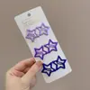 Pinza para el Cabello Estrella de Dopamina Chica Y2K Corazón Pinza Lateral Flequillo Pequeña Pinza para la Frente Tocado Popular Lindo