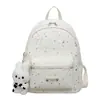 Mochila de Moda con Estampado de Letras para Estudiantes Universitarios, Mochila Grande de Gran Capacidad Nueva de Verano 2026 para Mujeres, Mochila Escolar para Estudiantes