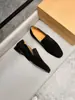Sapatos Loafer Simples de Couro Genuíno CL para Homens Camurça Superfície Brilhante Multicor Preguiçoso Planos Casuais Sapatos Casuais Transfronteiriços Europeus e Americanos