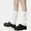 Meias de tricô para Outono e Inverno meias JK de pelo y2g hot girl cobertura de perna para todas as ocasiões meias para botas de neve coleção de meias lolita
