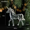 Decoraciones Navideñas Transfronterizas, Colgantes Acrílicos con Lentejuelas, Colgantes Transparentes de Copo de Nieve, Accesorios de Decoración para Escena de Árbol de Navidad