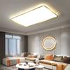 Luminária de Teto LED para Sala de Estar Transfronteiriça Nova Simples Moderna Atmosférica Retangular Luminária de Teto Cristal Lustre para Sala de Jantar Quarto Estudo