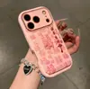 Soporte Rosa de Pony Adecuado para Funda de Teléfono Apple 17Promax 15/16 Funda de Teléfono Huawei Honor Funda de Cobertura Completa