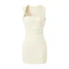 Vestido Halter Triángulo Elegante Estilo Francés para Mujer, Maduro y Elegante, Bodycon Sexy de Espalda Descubierta, Estilo Ins