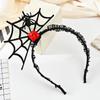 Diadema de Halloween Decoración de Fiesta Diadema de Telaraña Atrezo de Ambiente Pasador Prop para Fotos de Celebridades de Internet Accesorio para el Cabello Transfronterizo Peculiar
