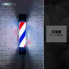 Luz Giratoria LED para Salón de Belleza, Luz de Letrero para Salón de Peluquería, Luz Publicitaria de Pared para Barbería, Resistente a la Lluvia y al Sol, Adición Gratuita del Nombre de la Tienda