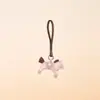 Cuero Europeo y Americano H Colgante de Bolso Little Pegasus Colgante de Llavero de Caballo Pequeño Creativo Lindo Cuentas Coloridas Borla Regalo del Año del Caballo