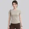 Roupa de Yoga Manga Curta Feminina 2026 Verão Nova Roupas de Treino Fitness Pilates Roupas de Yoga Conjunto Manga Curta de Yoga para Mulheres