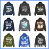 Sudadera con capucha de terciopelo Bpm con estampado de letras Broken Planet, holgada, casual, para hombre y mujer, moderna, otoño e invierno