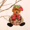 Nuevo Pin de Navidad Pequeño Colgante de Tela Muñeco Colgante para Árbol de Navidad Suministros de Decoración Navideña