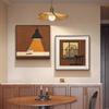 Pintura Decorativa de Restaurante Estilo Mid-Century Maillard Retro Nicho Sala de Estar Sofá Mural de Pared Pintura Colgante de Dormitorio de Alta Gama