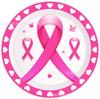MM245 Fita Rosa Festival de Cuidados com o Seio Feminino Louça para 8 Pessoas 4 Peças Prato de Papel Guardanapo de Papel Copo de Papel