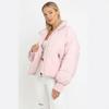 Otoño Europeo, Americano, Europeo y Americano Transfronterizo Ropa de Mujer Urbana Casual Versátil Cuello Alto Chaqueta Pan