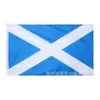 Bandera de Escocia de 90*150cm en stock 3 * 5 pies fabricantes de banderas de poliéster Bandera de Escocia al por mayor transfronteriza