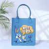 2023 Nueva Bolsa de Fieltro Bolso Tote de Nicho Bolso Tote con Estampado de Explosiones Bolso Tote Popular en Internet Suministro Directo