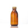 Botella de Vidrio Marrón para Líquido Oral Botella de Vidrio Marrón Oscuro para Jarabe Sellada a Prueba de Fugas Botella para Enzimas 30ml Botella para Reactivos
