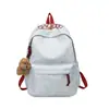 Mochilas estudantis de novo estilo para homens e mulheres, mochilas estilo coreano com tema de floresta para estudantes do ensino fundamental II e médio femininos, mochilas para laptop de grande capacidade