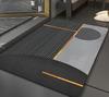 Alfombra de piso minimalista suave de barro de diatomeas para dormitorio, baño, alfombra de baño absorbente, antideslizante, de secado rápido, para fregar
