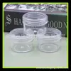 Frasco de creme transparente 6G frasco de creme frasco de pomada caixa redonda para maquiagem 6ml caixa para sombra de olhos caixa para pó de glitter frasco de batom