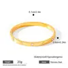 Pulseira de Aço Inoxidável Moda Estilo Europeu Americano ins Ouro 18K Pulseira de Aço da Sorte de Quatro Folhas Feminina Fonte de Fábrica Joias Atacado