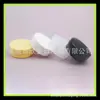 Frasco plano de boca larga de PP 50g frasco de creme para as mãos caixa de cera frasco de creme para máscara 50ml frasco plano de pomada frasco vazio de creme