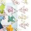 Cor de banho metálico Forma de Animal Flamingo formato clipe de papel clipe de papel 12 opcional estoque transfronteiriço