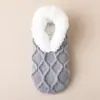 Calcetines de Piso de Lana de Cordero Personalizados de Invierno con Más Terciopelo Engrosados Antideslizantes para Zapatos Unisex Talla Grande Calientes para el Hogar