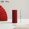 Vela Aromática de Cera de Soja Vinho Tinto Estilo Francês Vintage, Vela Romântica para Casamento, Suporte de Vela para Uso Doméstico, Dropshipping Disponível