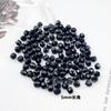 3-5mm multi-corte ângulo longo ângulo curto ângulo preto contas de ângulo furo reto diy corrente de celular joias material tecido para mala contas