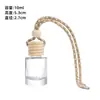 Pingente Perfume de Carro no Carro Frasco Novo Frasco de Refil de Perfume Pingente de Vidro Aromaterapia Frasco Vazio Pendurado Fragrância Atacado