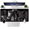 Mouse Pad Idioma Estrangeiro Inglês Personalizado Grande Transfronteiriço Ip Computador Escritório Caderno Tecla de Atalho Antiderrapante Mesa de Jogo Tapete