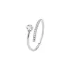 Anillo Estrella Diamante Flash Brillante Apertura Moda Coreana Personalidad Estudiantil Combinable Creativo Anillo Dedo Índice Fresco y Simple