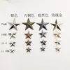 Rebites de Liga Punk Tachas Estrela de Cinco Pontas Extra Grandes Acessórios DIY Materiais Rebites DIY Tachas Rock Metal