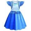 Novo Descendentes 4 Vestido dos Sonhos de Princesa para Menina Vestido de Princesa com Manga Bufante Roupa vestido Roupa Infantil Vestido de Princesa
