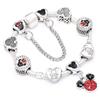 Novas Explosões Transfronteiriças Pulseira DIY Estilo Desenho Animado Mickey Minnie para Mulheres Melhor Amiga Presente Infantil