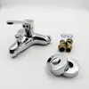 Grifo de Ducha Triple Volador de Cobre Válvula de Control de Bañera Oculta Grifo Mezclador de Agua Caliente y Fría para Baño Ducha