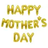Balão de Letra Feliz Dia das Mães 16 polegadas Conjunto Happymothersday Decorações de Atmosfera Festiva