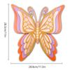 Adhesivo de pared de mariposa hueca tridimensional 3D de cuatro capas, mariposa de papel nacarado, decoración para fiestas navideñas, bodas, hogar