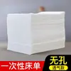 Lençóis Descartáveis para Salões de Beleza, Espessados, Impermeáveis e à Prova de Óleo, Cama de Massagem com Buracos, Tecido Não Tecido, Respirável, 100 Folhas