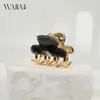 Wjia Pasador de Ácido Acético Francés Pinza para el Pelo de Mujer para Media Cola Pinza de Tiburón Pinza con Sentido Avanzado Accesorios para el Cabello